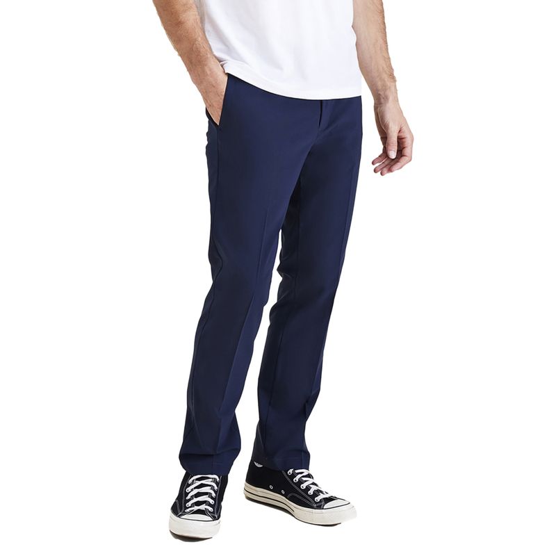 DOCKERS - Pantalón Hombre Signature Go Khaki Slim Fit Azul Dockers
