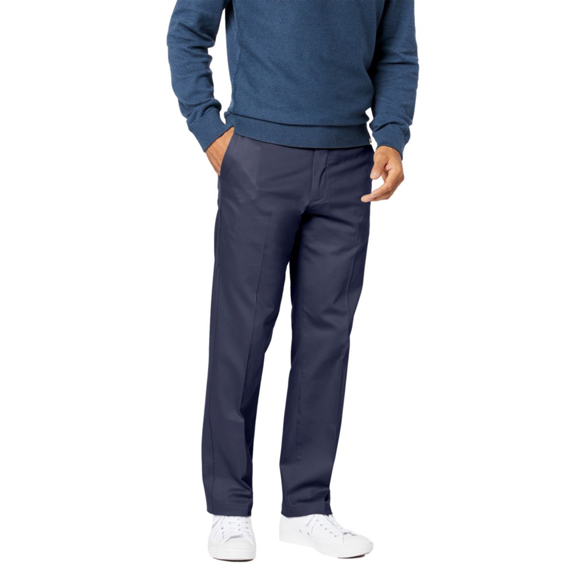 DOCKERS - Pantalón Hombre Signature Khaki Straight Fit Azul Dockers