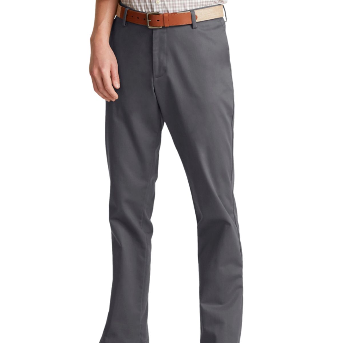 DOCKERS - Pantalón Hombre Signature Iron Free Khaki Slim Fit Gris Dockers