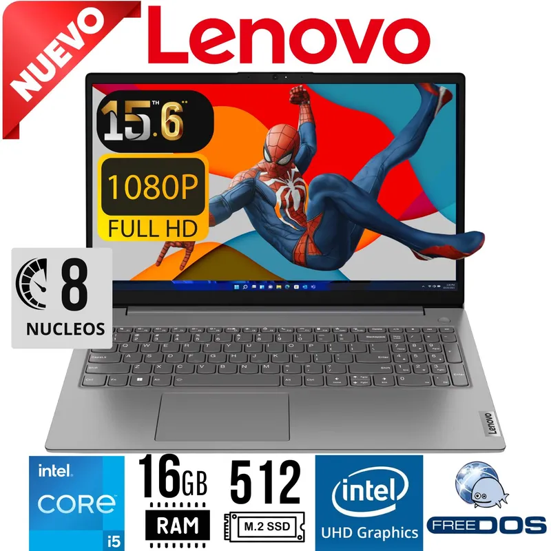 LENOVO - LAPTOP LENOVO V15 G4 IRU 156 FHD Core i5-13420H RAM 16GB SSD 512GB  FREEDOS