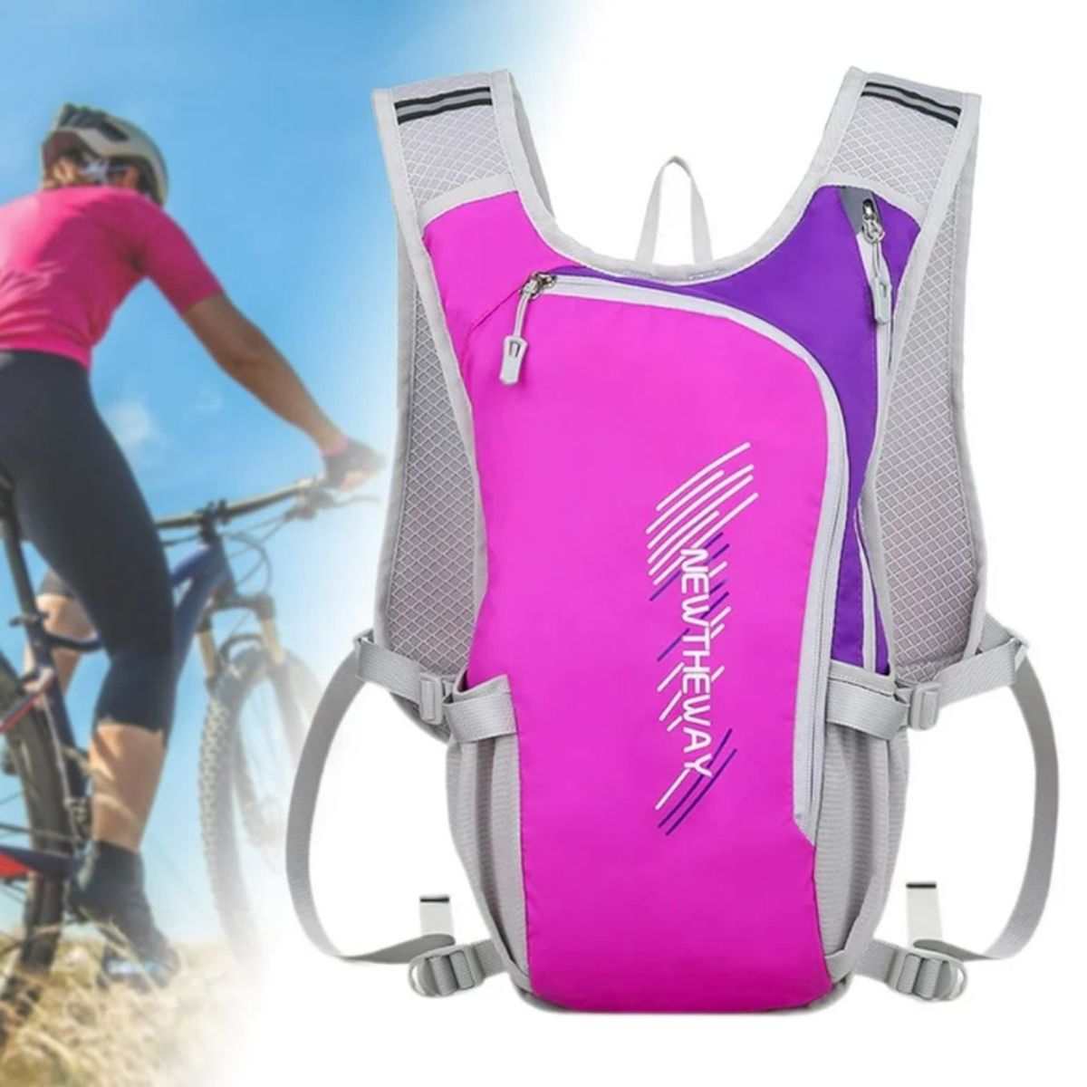 GENERICO - Mochila Chaleco De Hidratación 8L NTW Deportes Running Bolsa De Agua