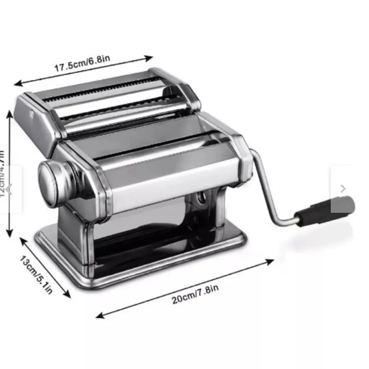 GENERICO - Maquina Molino Hacer Pasta Spaguetti Manual Grosor Ajustable
