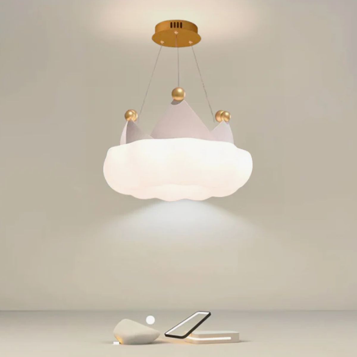 GENERICO - Lámpara de Techo Infantil  Little King 36W Led 3 en 1