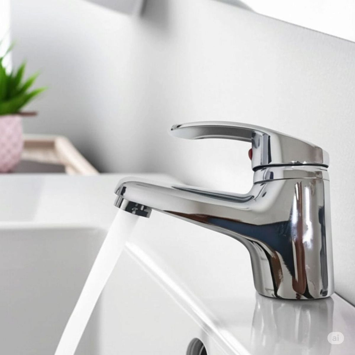 GENERICO - Grifo Llave Mezcladora Monomando Cromado para Lavabo o Lavamanos de Baño