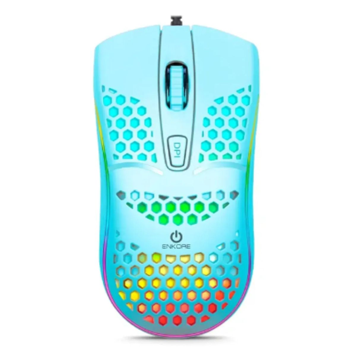 ENKORE - Mouse Gamer Led 4b 1600dpi Azul MOONLIGHT Geox Ekm121 Enkore