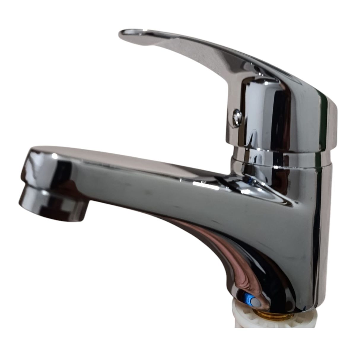 Grifo Llave Monomando Agua Fría Cromado para Lavatorio o Lavabo de Baño, marca GENERICO - Foto 2