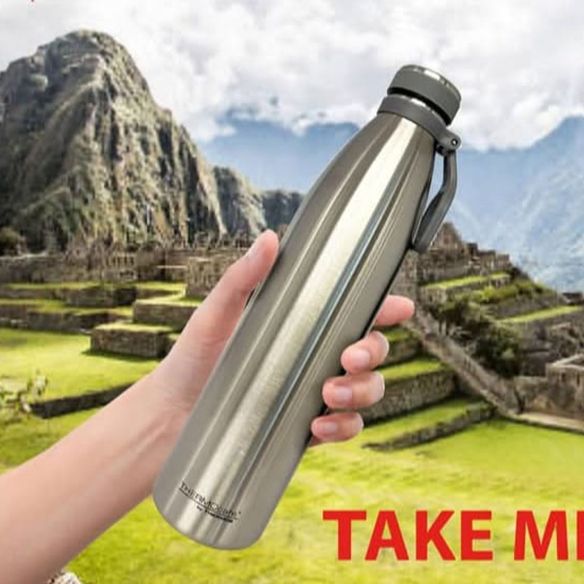 THERMOS - BOTELLA  DE ACERO MORAY GRIS THERMOS DE 1LT