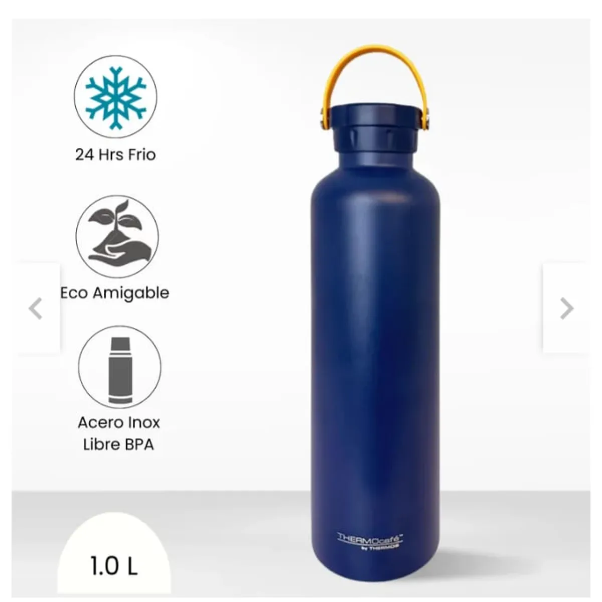THERMOS - BOTELLA  DE ACERO SWINGO AZUL THERMOS DE 1LT