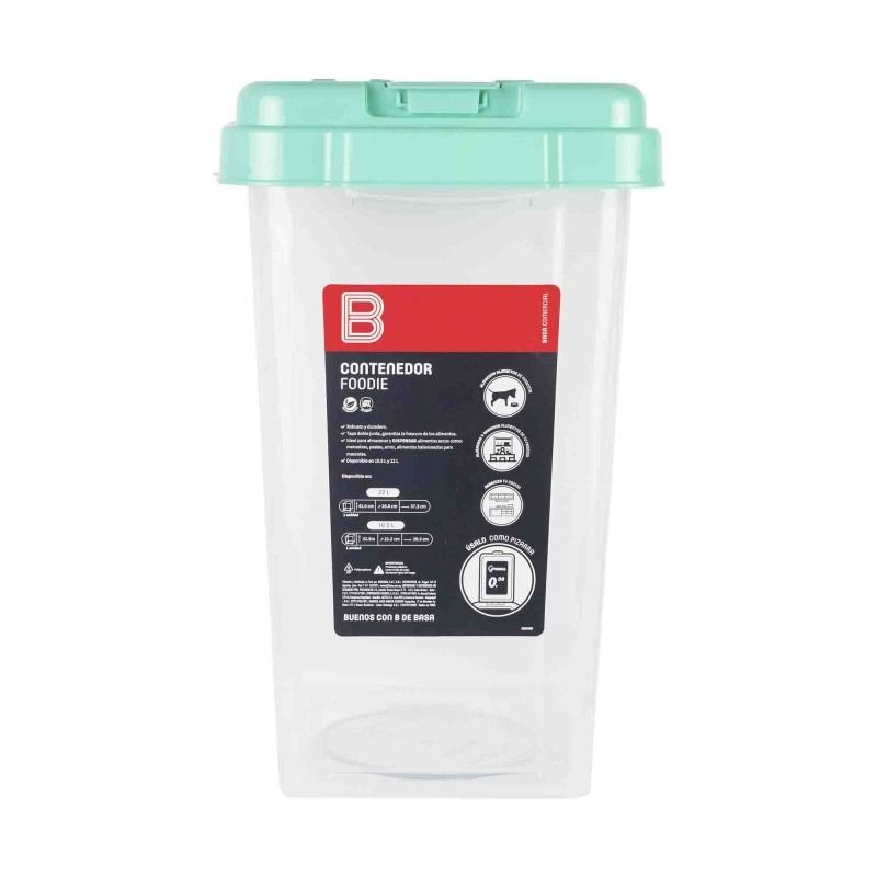 BASA - CONTENEDOR FOODIE  10. L Turquesa.