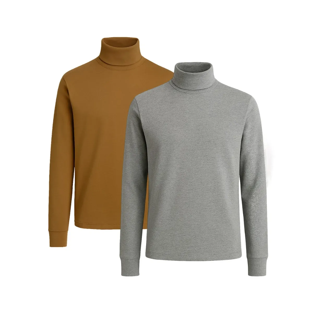 GENERICO - Pack Cafarena de Hombre - Camel y Melange