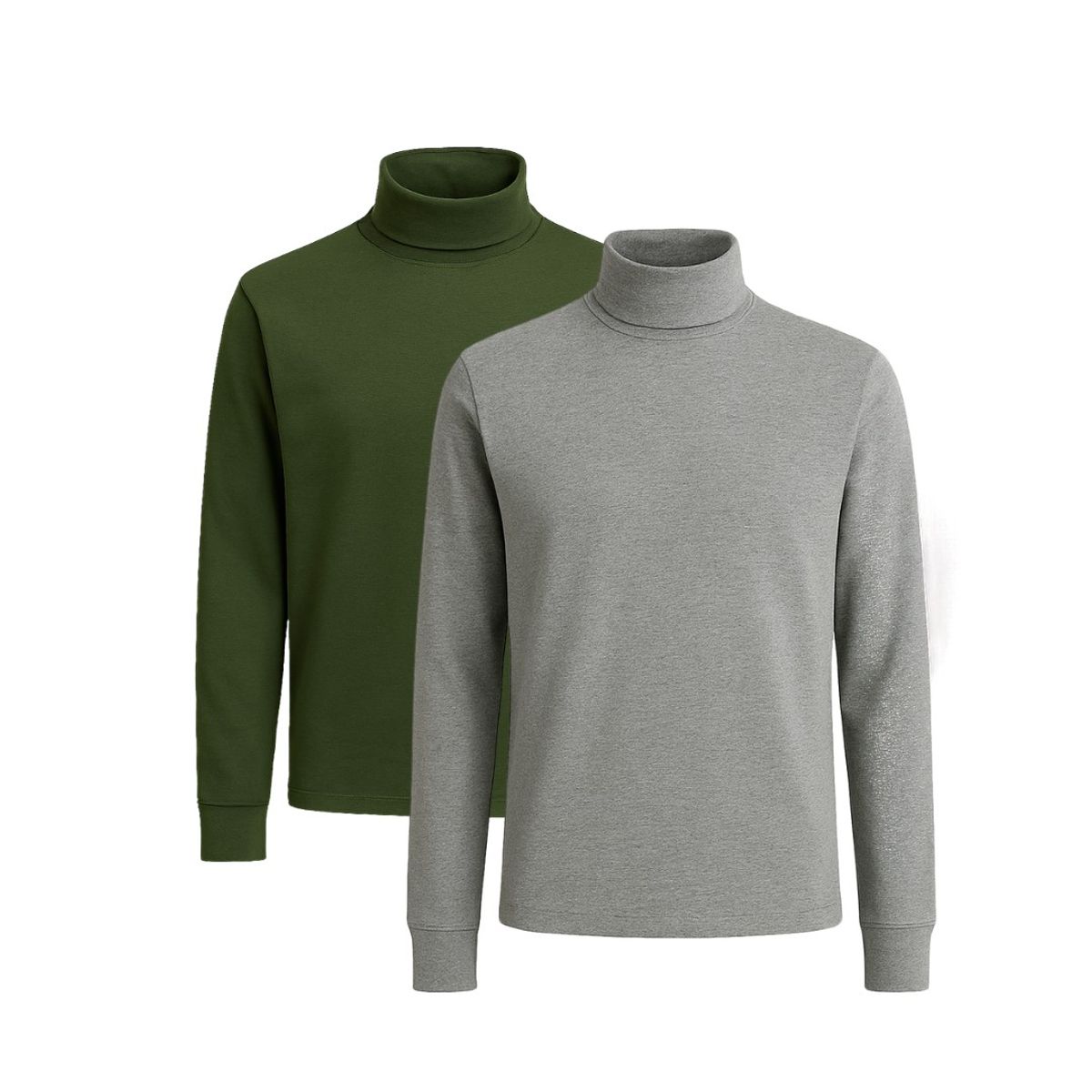 GENERICO - Pack Cafarena de Hombre - Melange y Verde