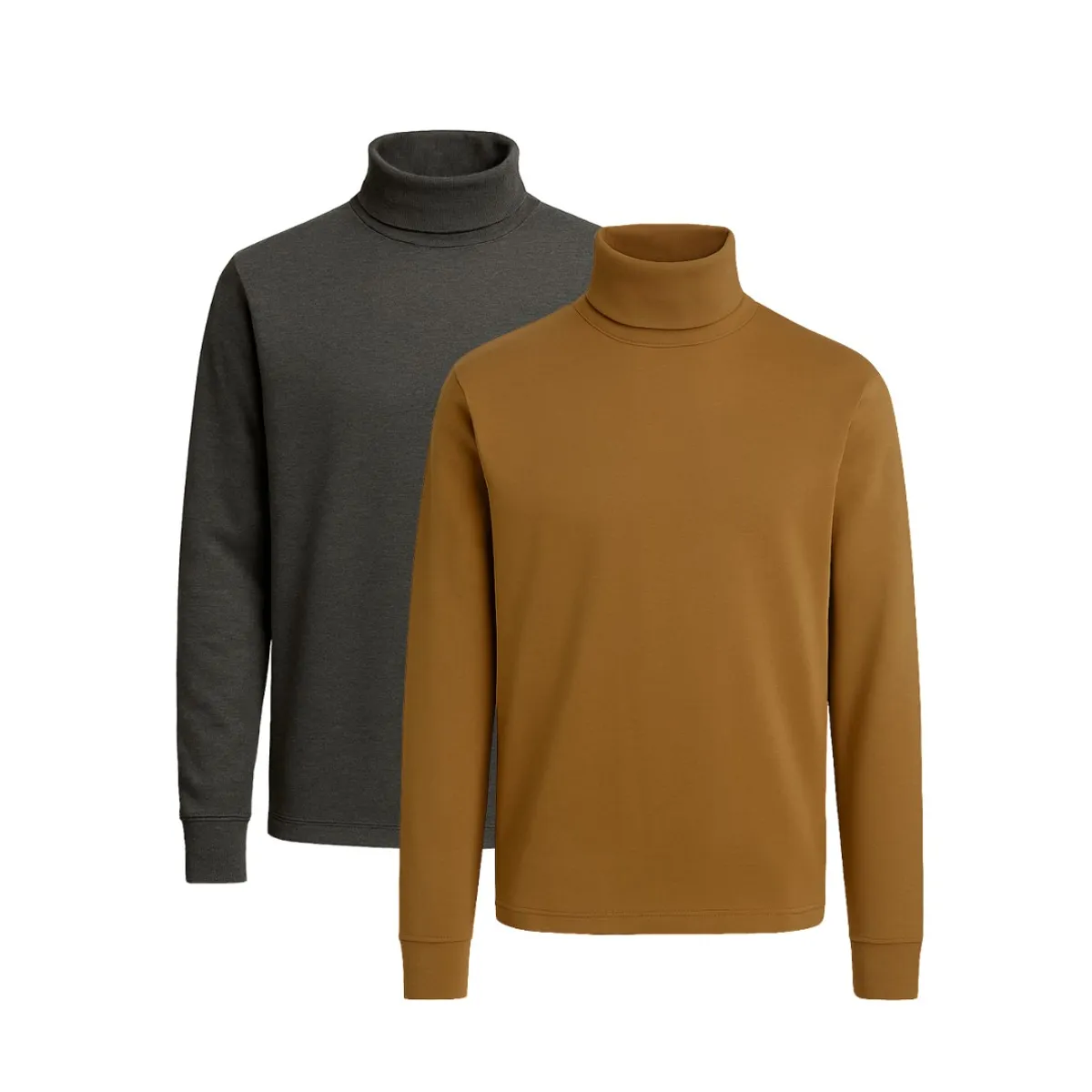 GENERICO - Pack Cafarena de Hombre - Camel y Charcoal