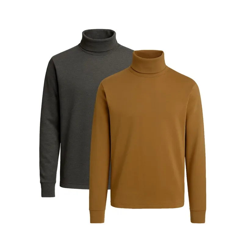 GENERICO - Pack Cafarena de Hombre - Camel y Charcoal