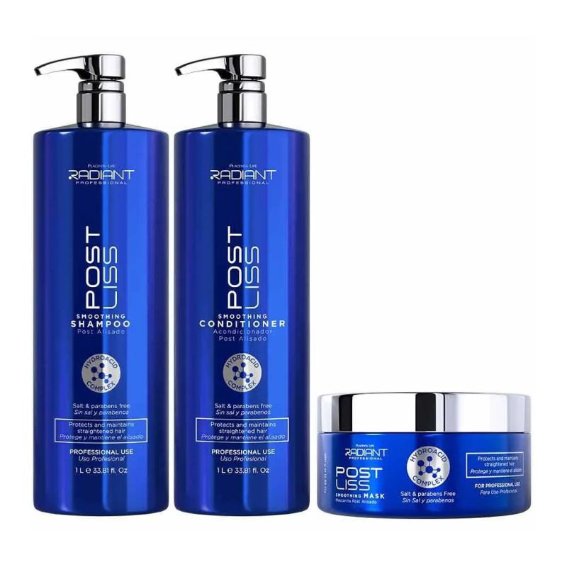 RADIANT - Radiant - Pack Post Liss Shampoo 1L  Acondicionador 1L  Mascarilla