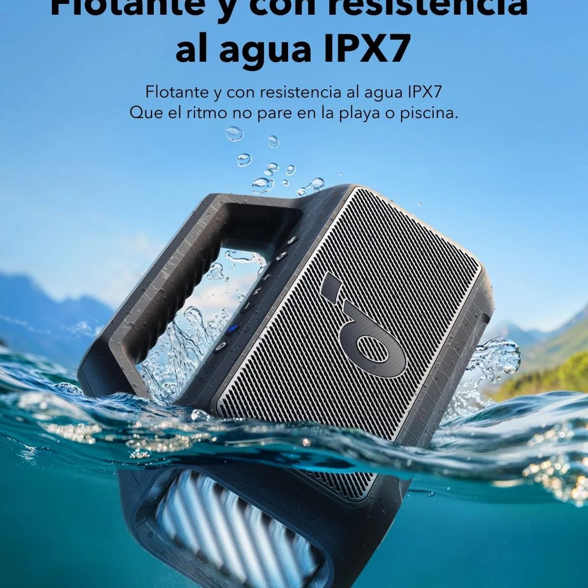 SOUNDCORE - Parlante Bluetooth SOUNCORE BOOM 2 80w IPX7 Negro