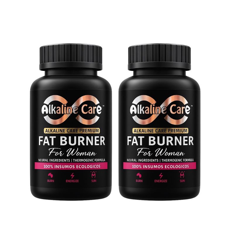 ALKALINE CARE - Natural Fat Burner for Woman (Quema Grasa Natural 200 cápsulas)
