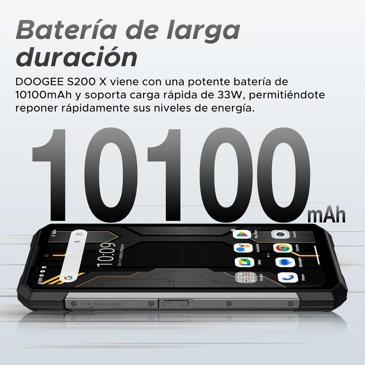 DOOGEE - DOOGEE S200X 5G Celular 32GB+512GB 10100mAh 100MP NFC