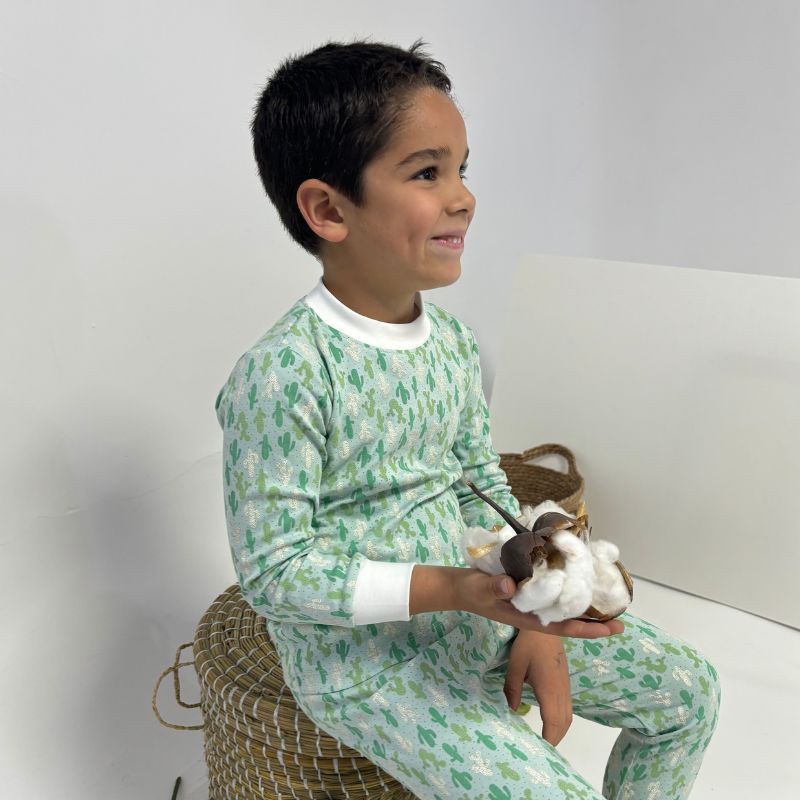 WAWA PIMA - PIJAMA «PLAY FUL CACTUS» WAWAPIMA 100% ALGODON PIMA