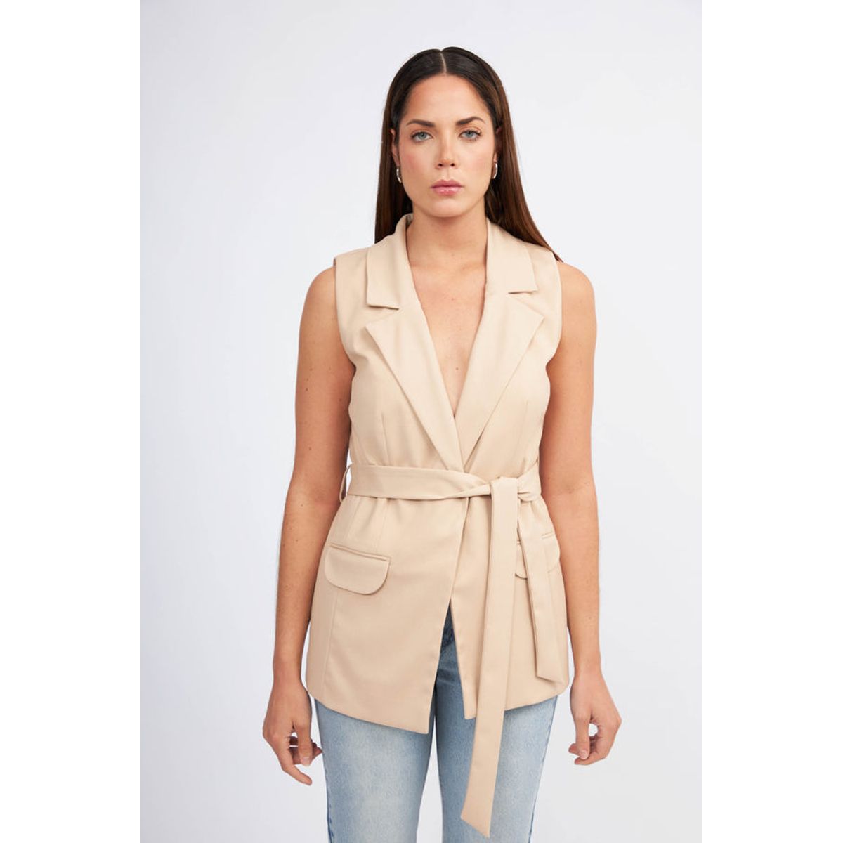 BANATY - CHALECO SASTRE LARGO PAULA DE MUJER