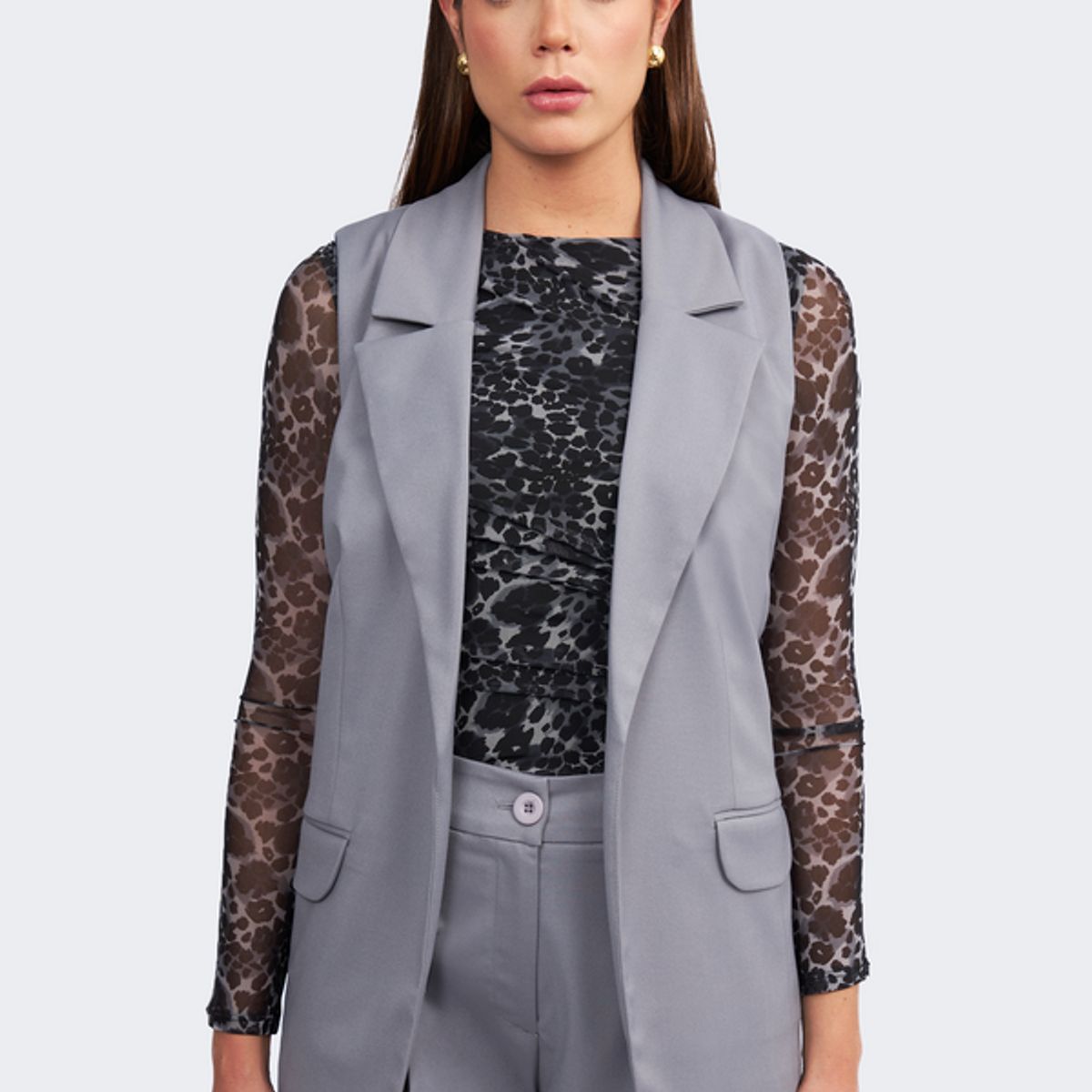 BANATY - CHALECO SASTRE LARGO PAULA DE MUJER