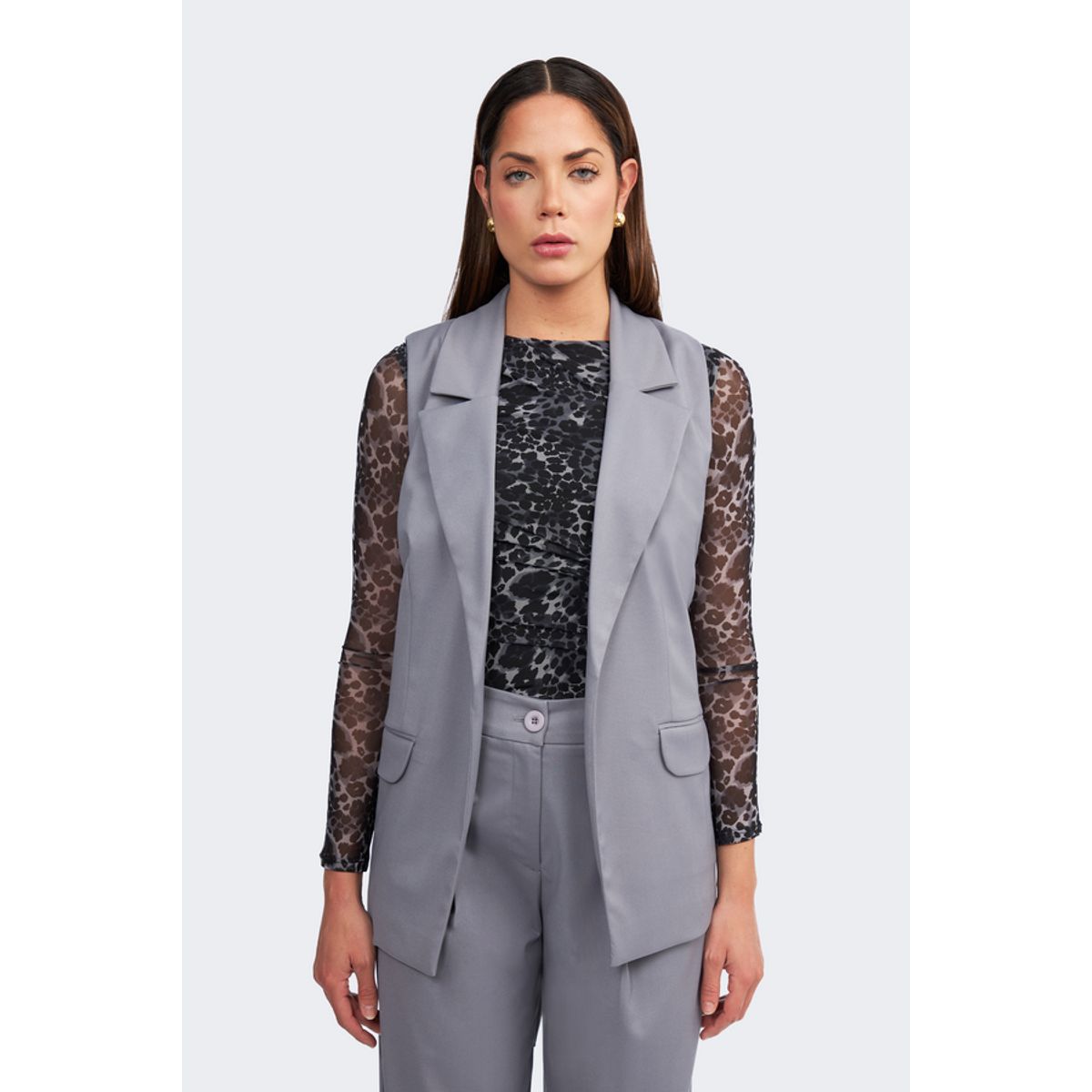 BANATY - CHALECO SASTRE LARGO PAULA DE MUJER