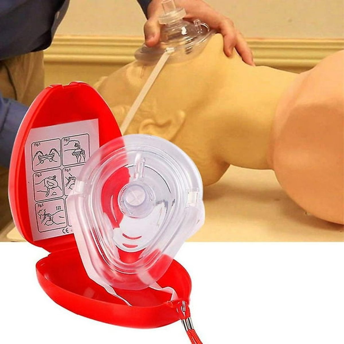 GENERICO - Mascara de Respiracion de Primeros Auxilios