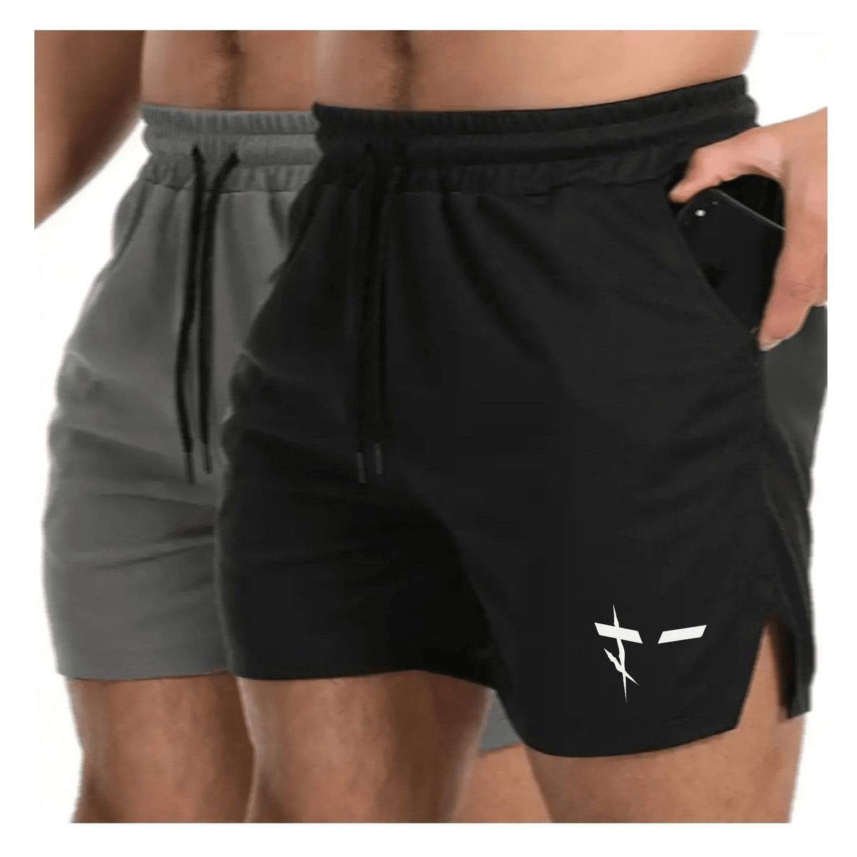GENERICO - Short deportivo corto para hombres Insane Pro Alto rendimiento - Blue