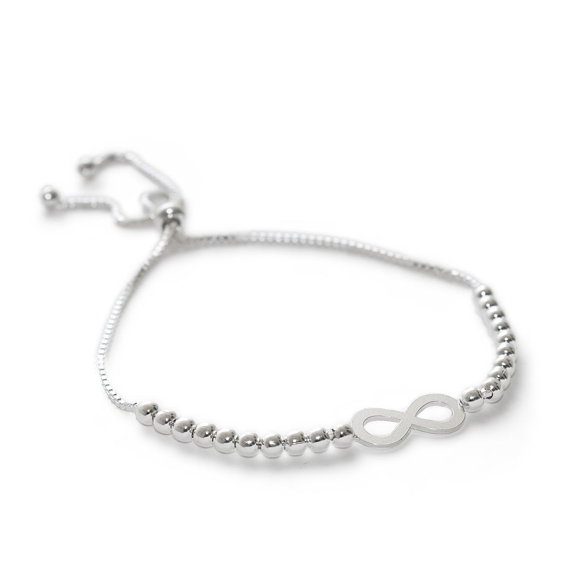 AMBAR JOYERIA - Pulsera de Plata 925 Infinito de Vida Silver