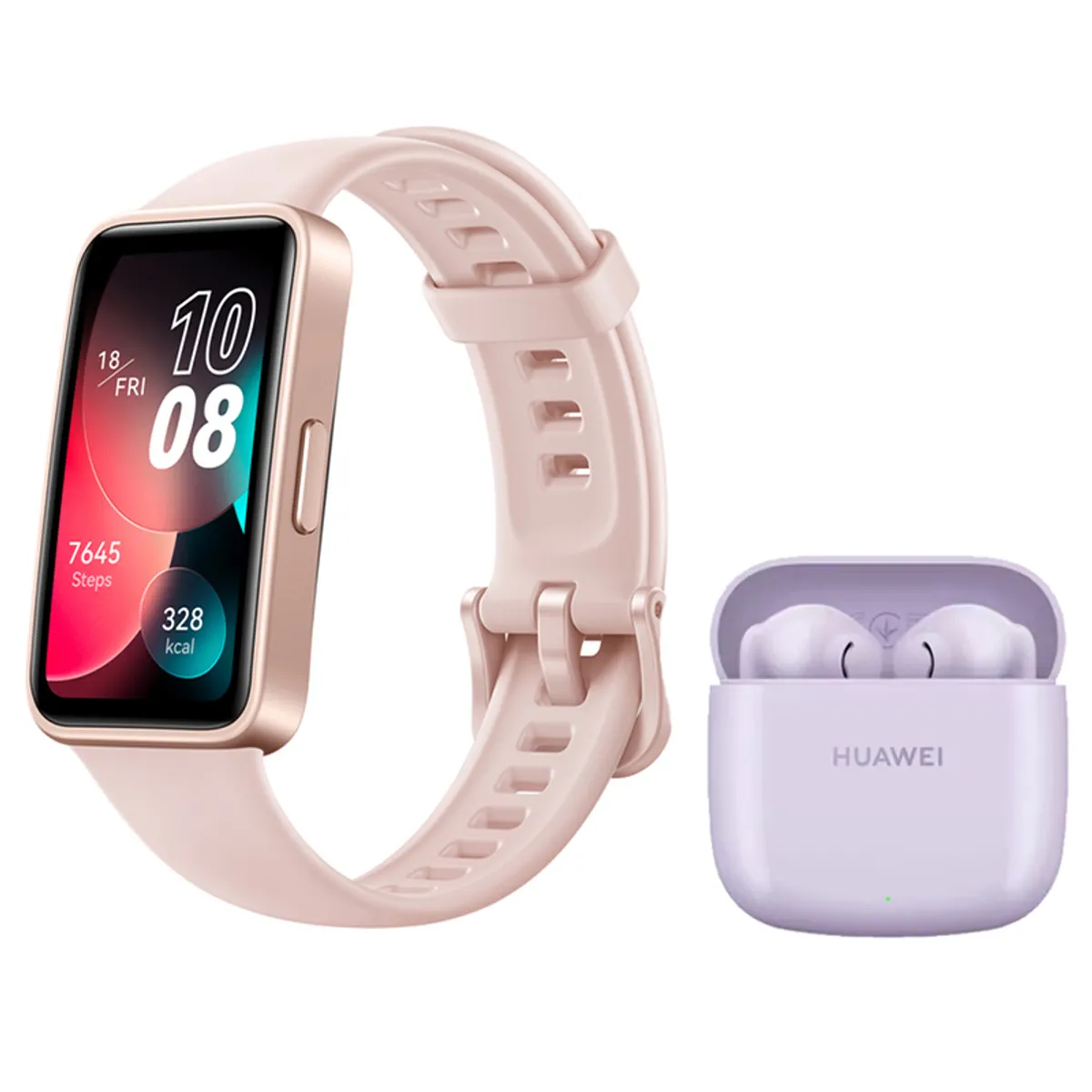 HUAWEI - Huawei Band 8 Reloj inteligente y Audifonos HUAWEI FreeBuds SE 2 Morad