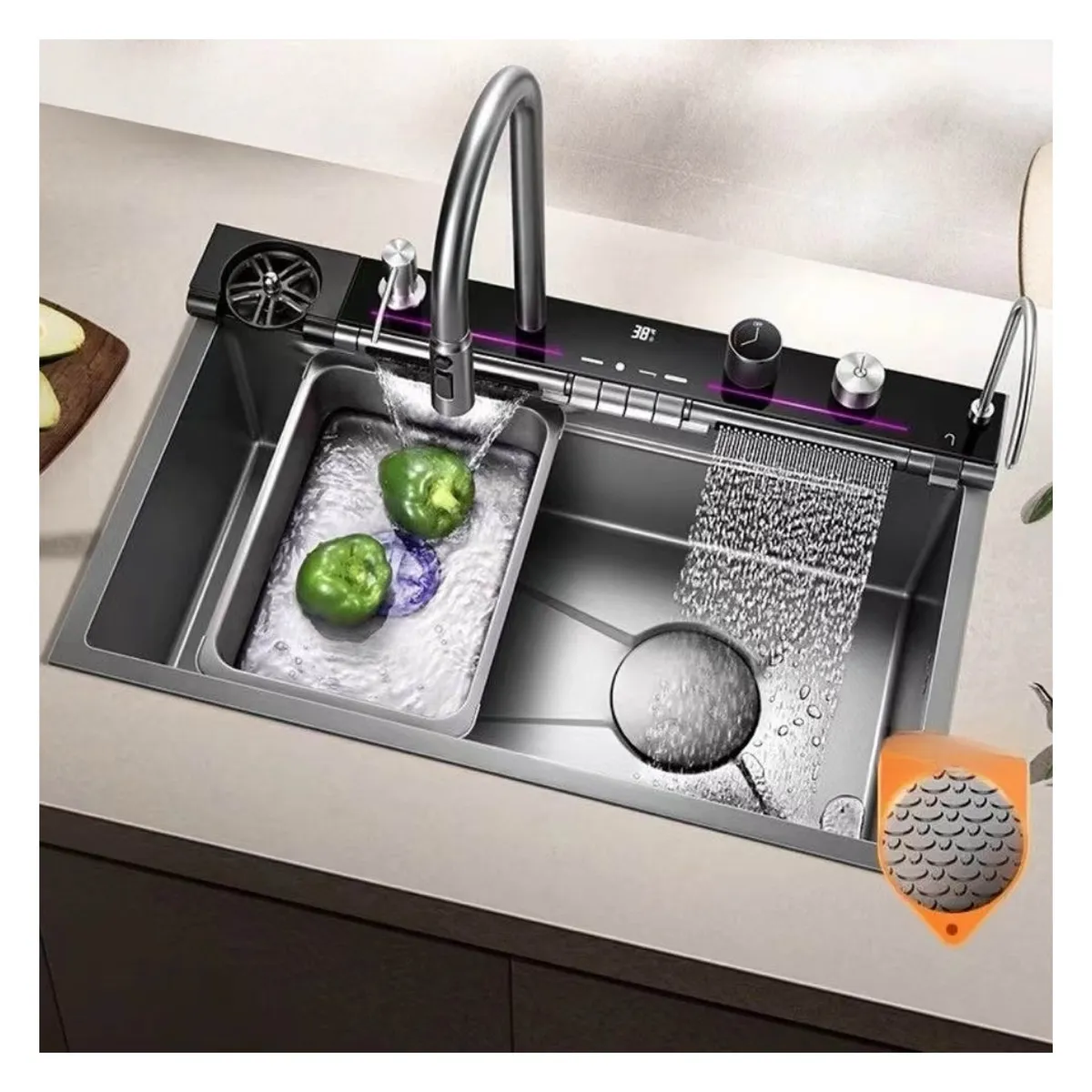 MAGIC - LAVADERO MULTIFUNCIONAL 7 TECLAS  DIGITAL PARA COCINA