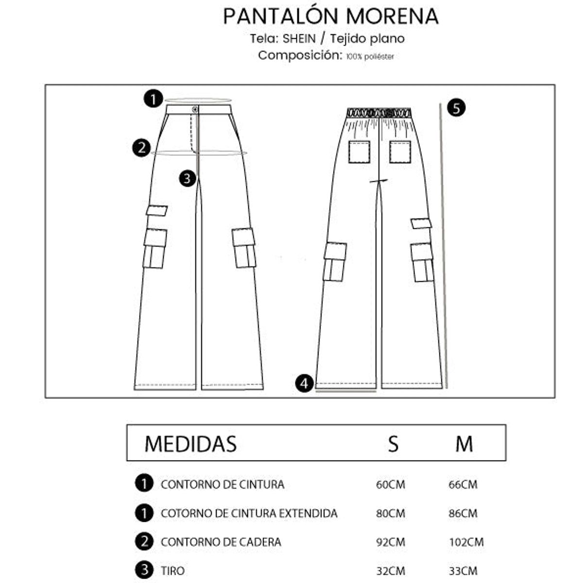 BANATY - PANTALON CARGO CASUAL MORENA MUJER BANATY