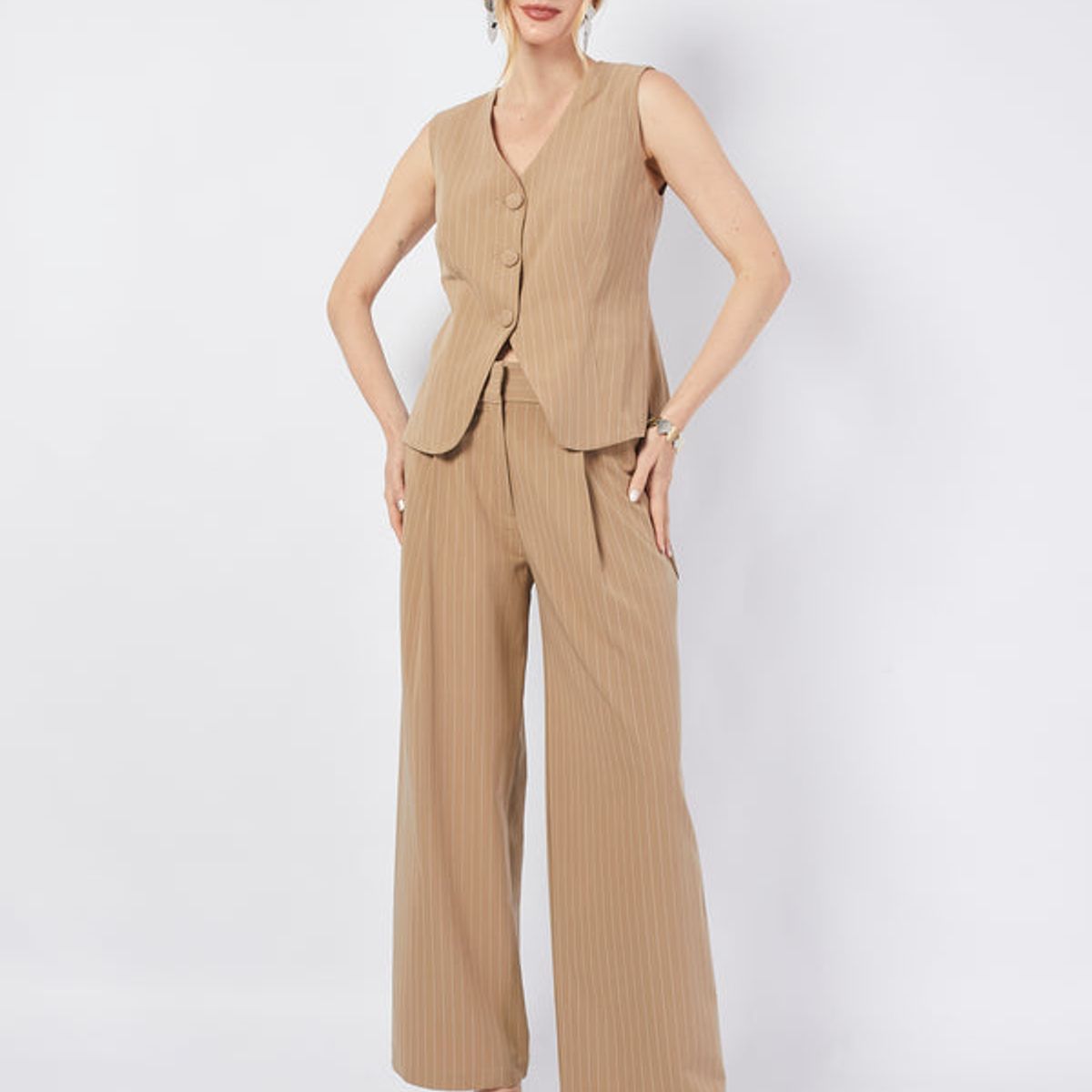 BANATY - PANTALON A RAYAS MIRANDA DE MUJER BANATY