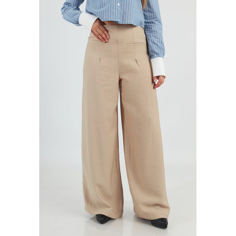 BANATY - PANTALON PALAZZO DELFINA A LA CINTURA MUJER BANATY