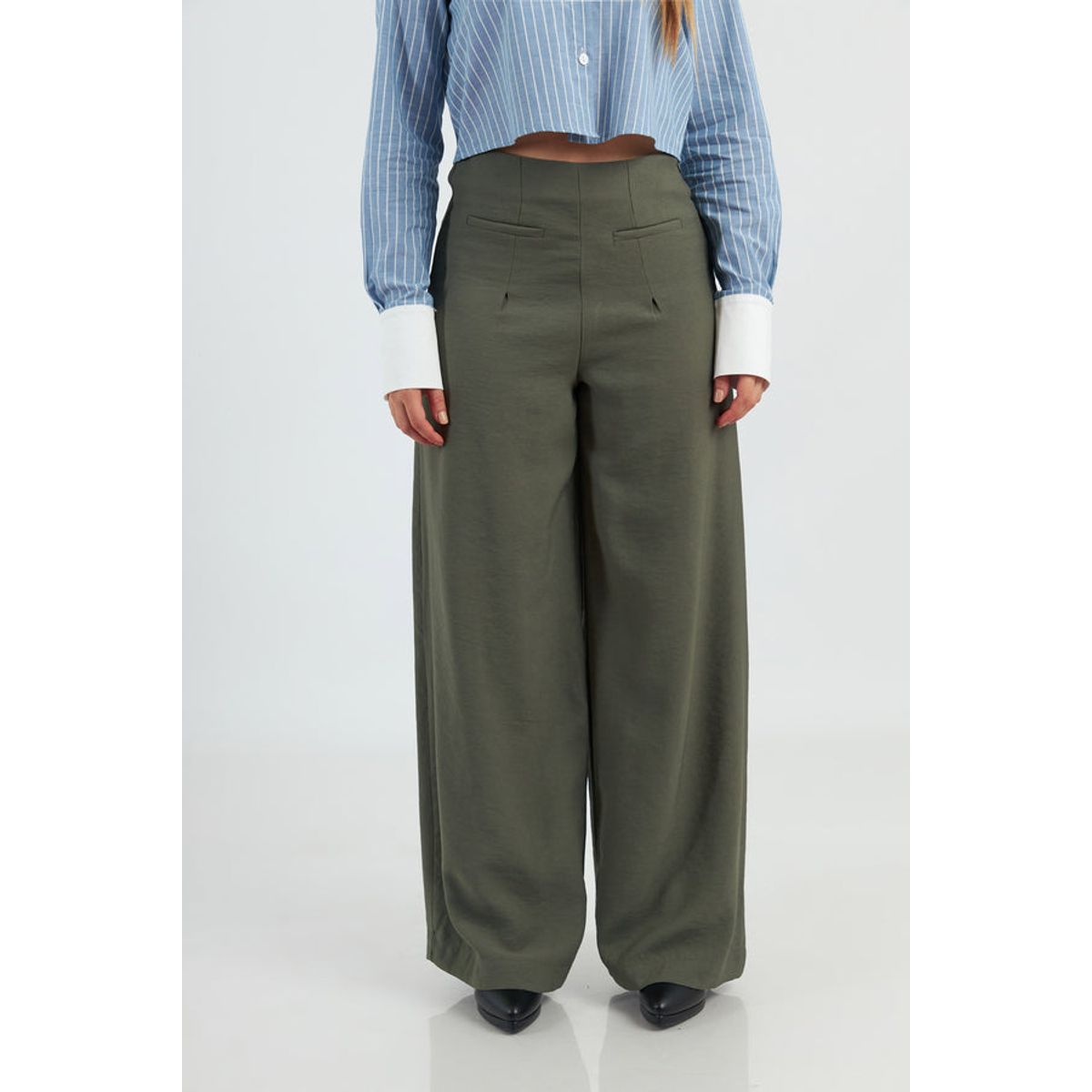 BANATY - PANTALON PALAZZO DELFINA A LA CINTURA MUJER BANATY