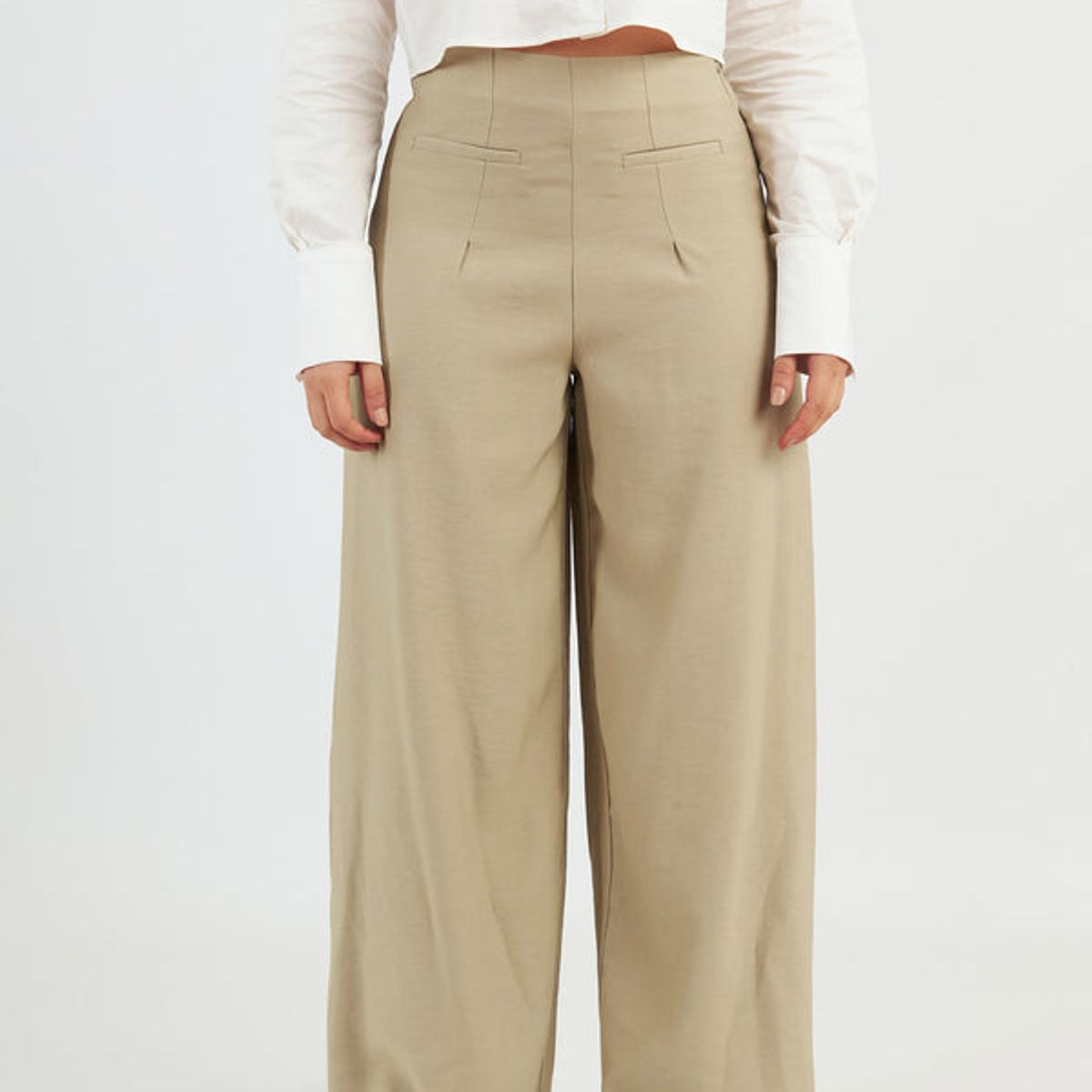 BANATY - PANTALON PALAZZO DELFINA A LA CINTURA MUJER BANATY
