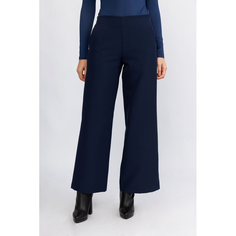 BANATY - PANTALON SASTRE ALEJANDRA PALAZZO A LA CINTURA MUJER BANATY