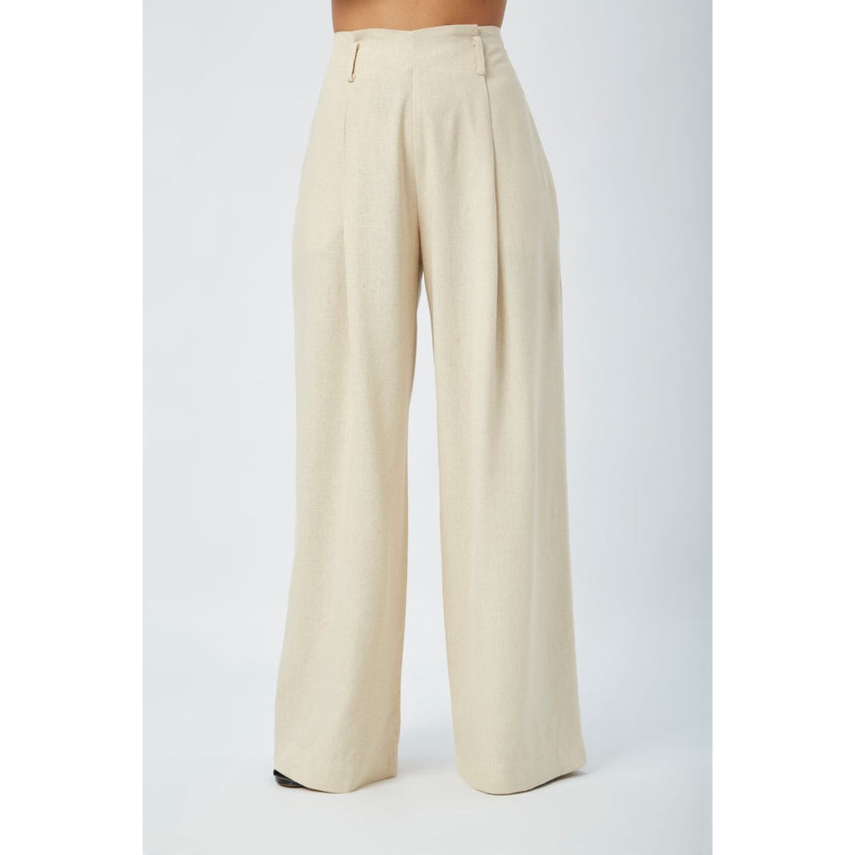 BANATY - PANTALON LINO PALAZZO AITANA A LA CINTURA MUJER BANATY