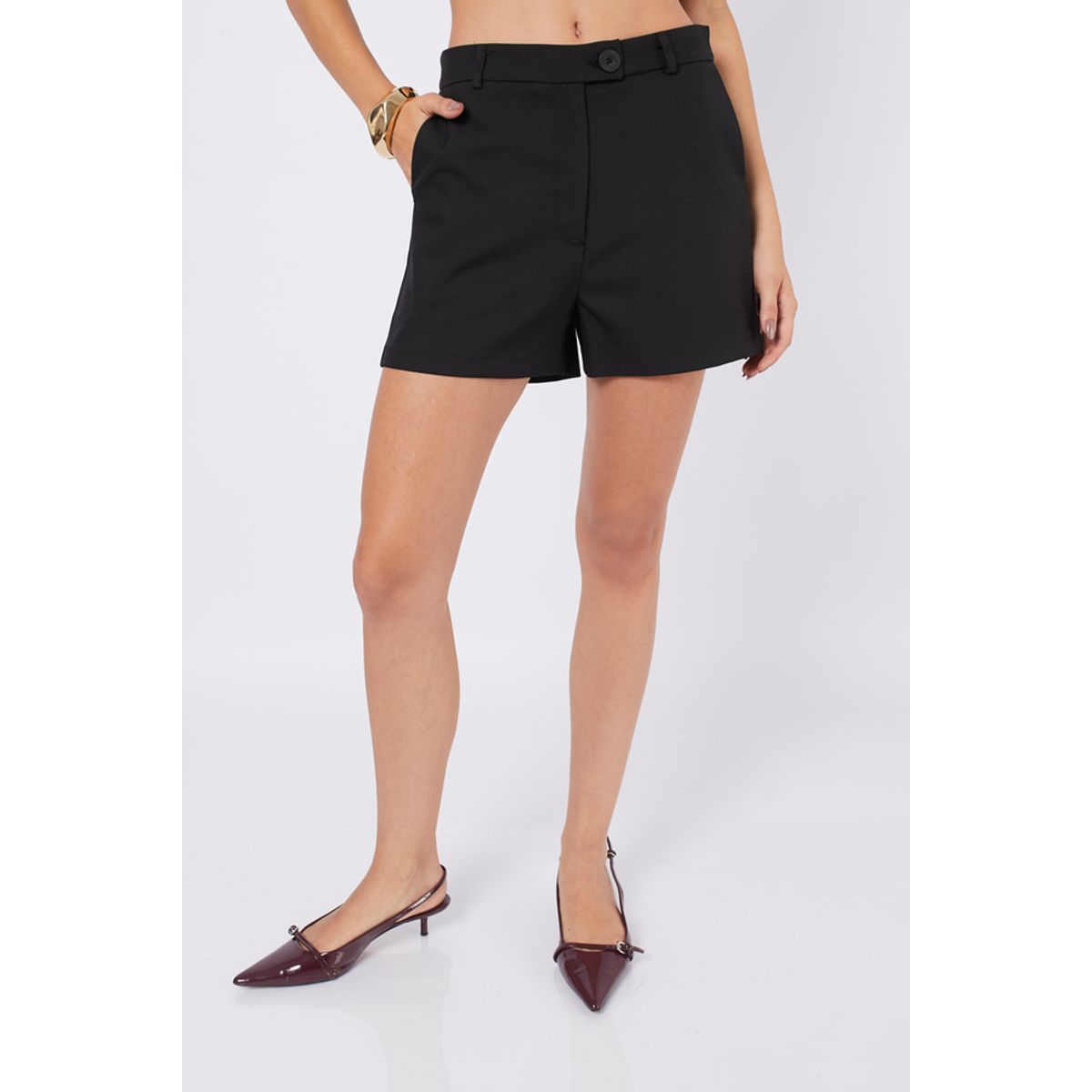 BANATY - SHORT SASTRE CASUAL GEORGINA DE MUJER