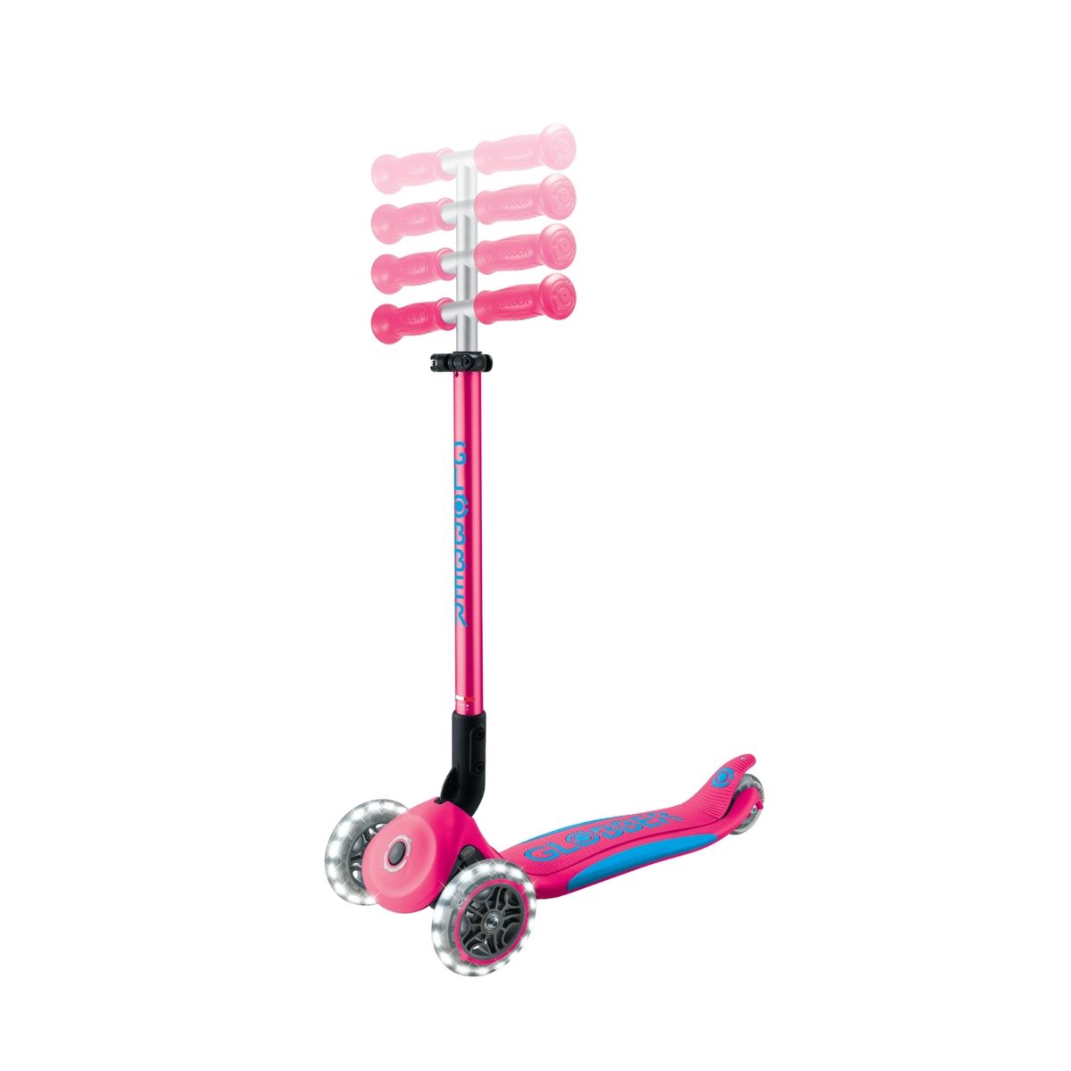 GLOBBER - Scooter Globber Elite LED Fucsia