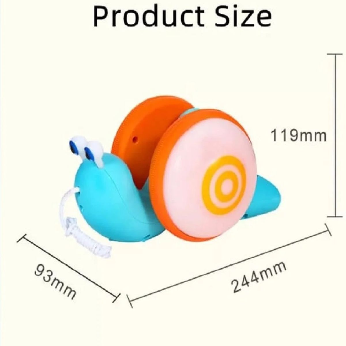 GENERICO - CARACOL DE ARRASTRE CON MÚSICA Y LUCES