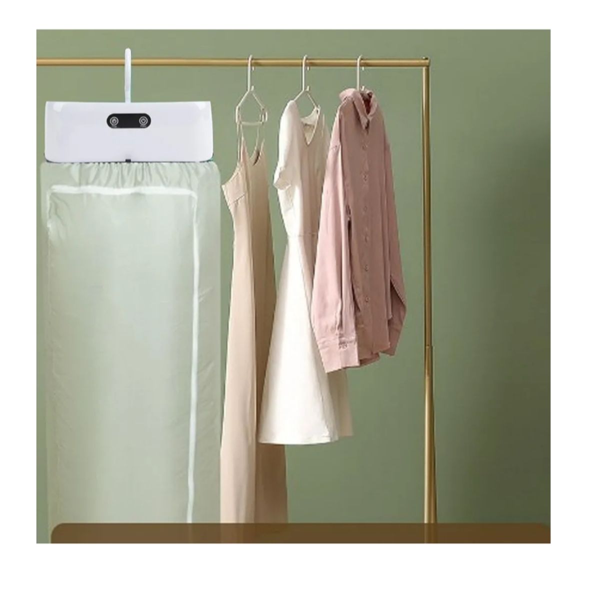 GENERICO - Secador de ropa eléctrico plegable viajero