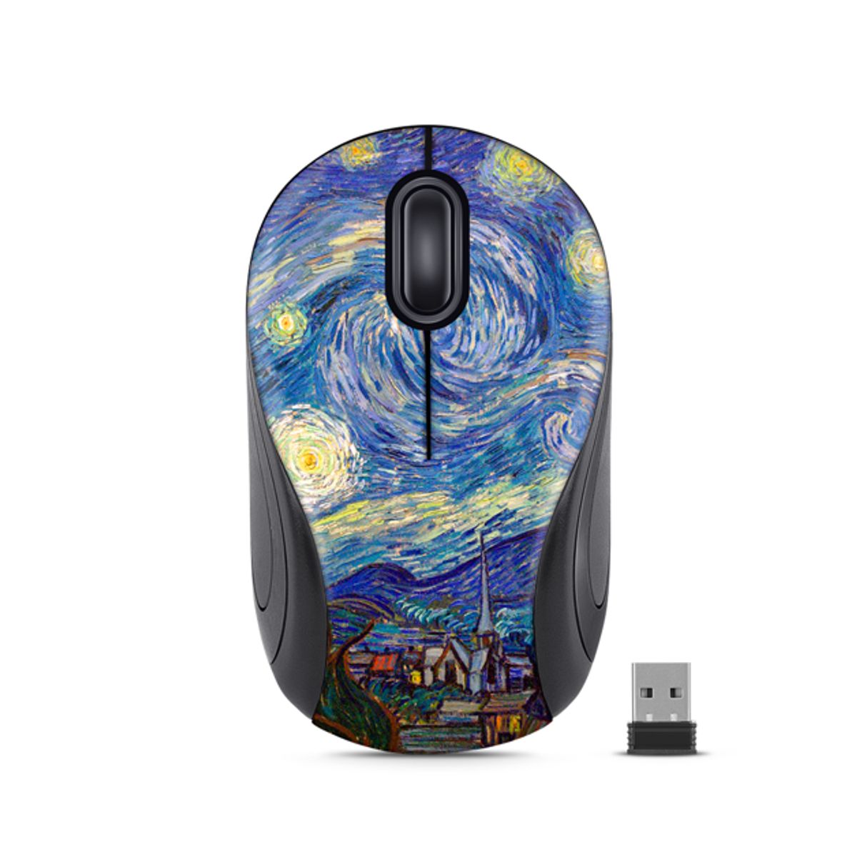 CYBERTEL - Mouse inalámbrico con Diseño 1000DPI Cybertel Starry CYB M322