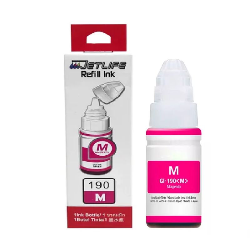JETLIFE - Tinta Compatible Canon Gi-190 Magenta