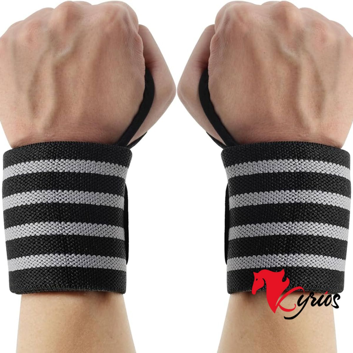 NO LOGO - MUÑEQUERA DE POTENCIA PARA ENTRENAR COLOR PLOMO