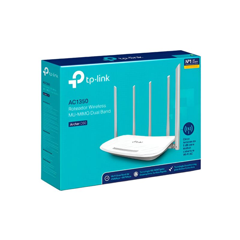 TP LINK - Router ARCHER C60 TP-LINK Wi-Fi AC1350 Dual Band