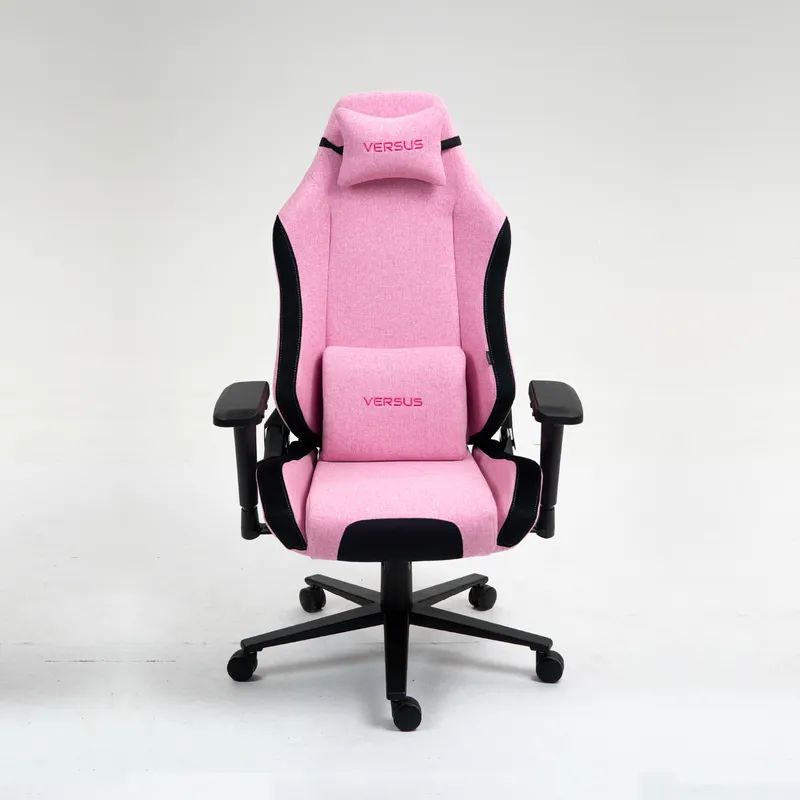 GENERICO - Silla Gamer Versus V40 Rosada Reclinable Ergonómica