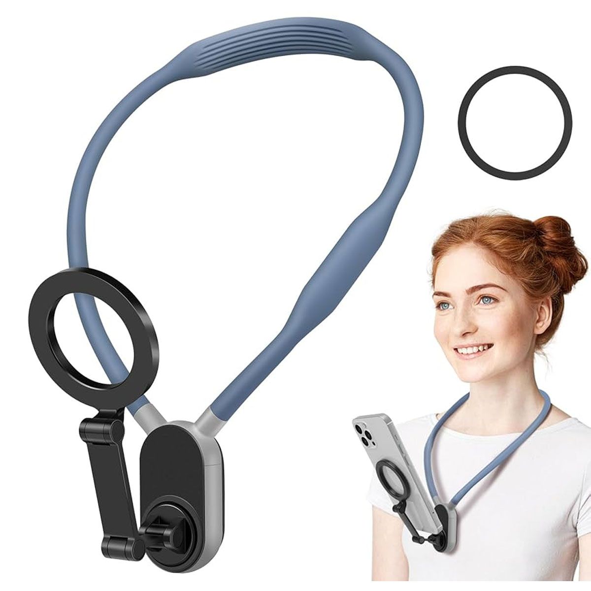 GENERICO - Soporte magnético para teléfono inteligente para el cuello