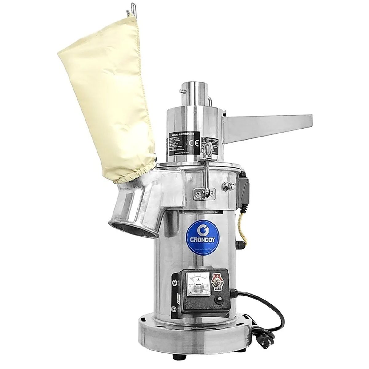 GRONDOY - Molino Industrial de Granos Grondoy - Pulverizador Vertical para Maíz