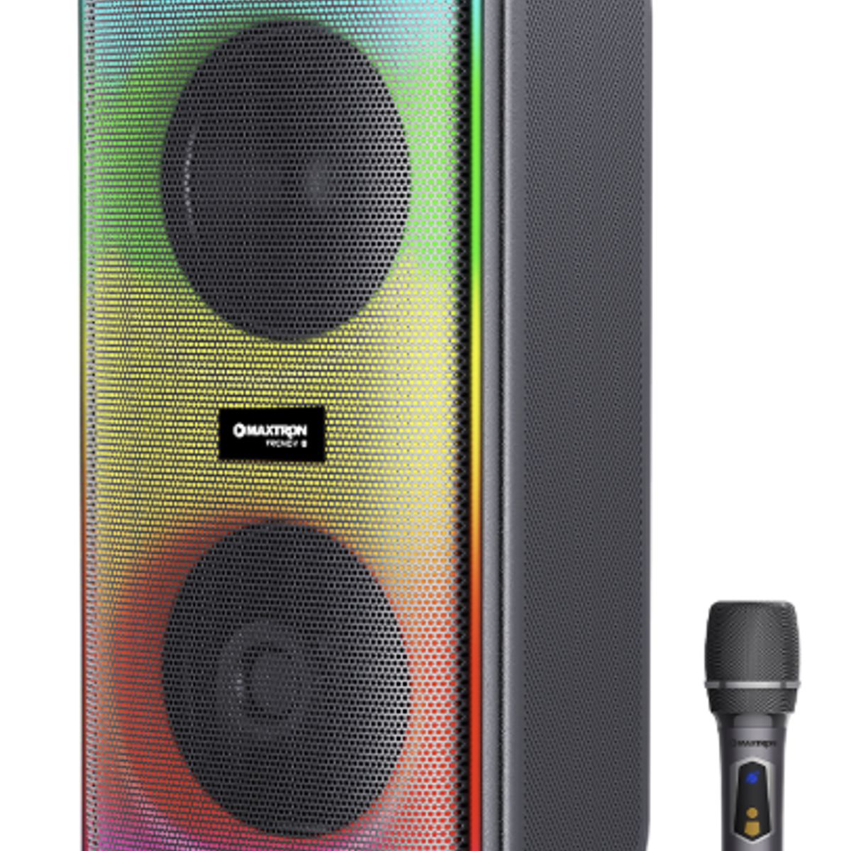 MAXTRON - Torre de sonido BT 8x2 RGB Flaming TWS Maxtron Trendy MX801
