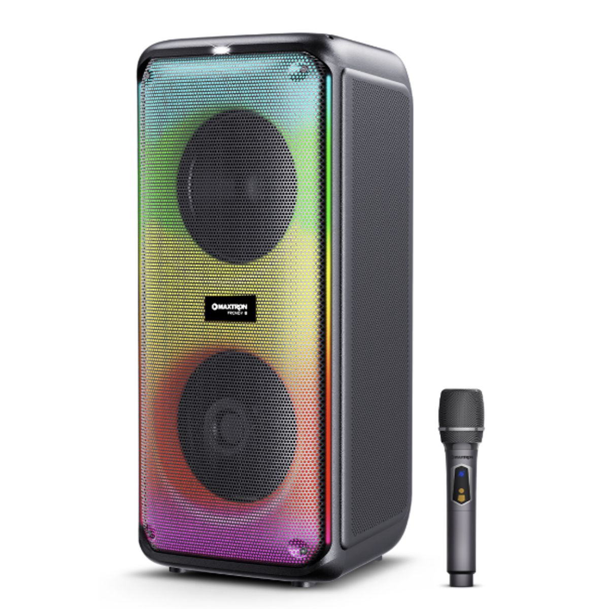 MAXTRON - Torre de sonido BT 8x2 RGB Flaming TWS Maxtron Trendy MX801